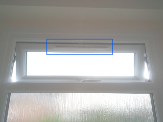 blocked closed windows trickle vent damp